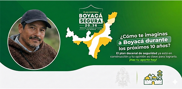 La Universidad de Boyacá se une a la construcción del Plan Decenal "Boyacá Segura 20.36"