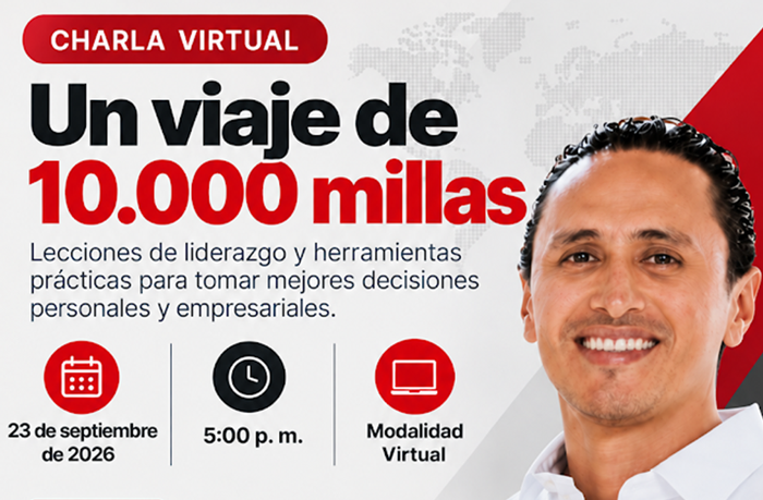 Charla Virtual: Un viaje de 10.000 millas
